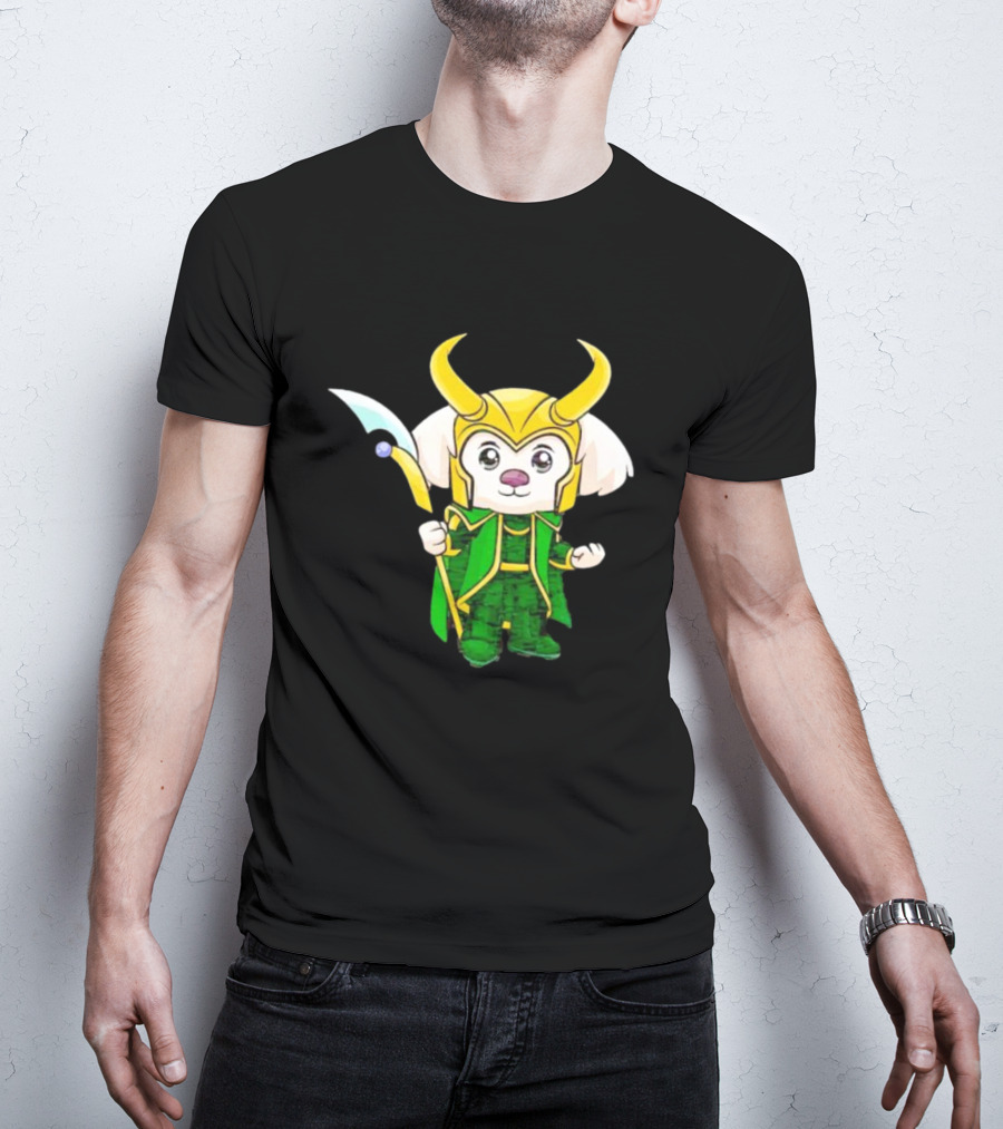 Trickster God Doug Loki Dog Version T-Shirt