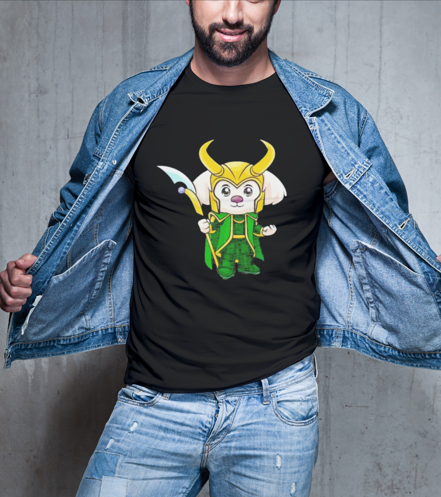 Trickster God Doug Loki Dog Version T-Shirt
