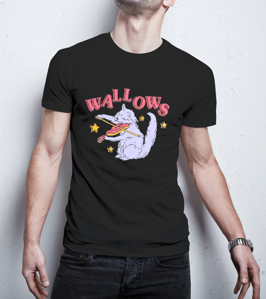 Wallows Playing Cat Fiddle With Stars T-Shirt