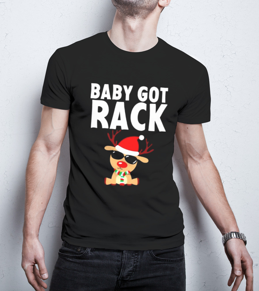 Baby Got Rack Reindeer Christmas T-Shirt