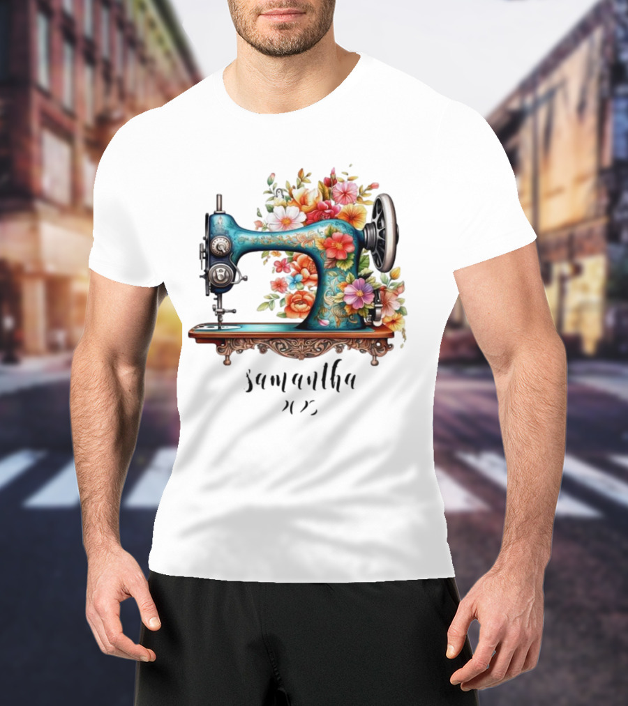 Sewing Machine Samantha Floral T-Shirt