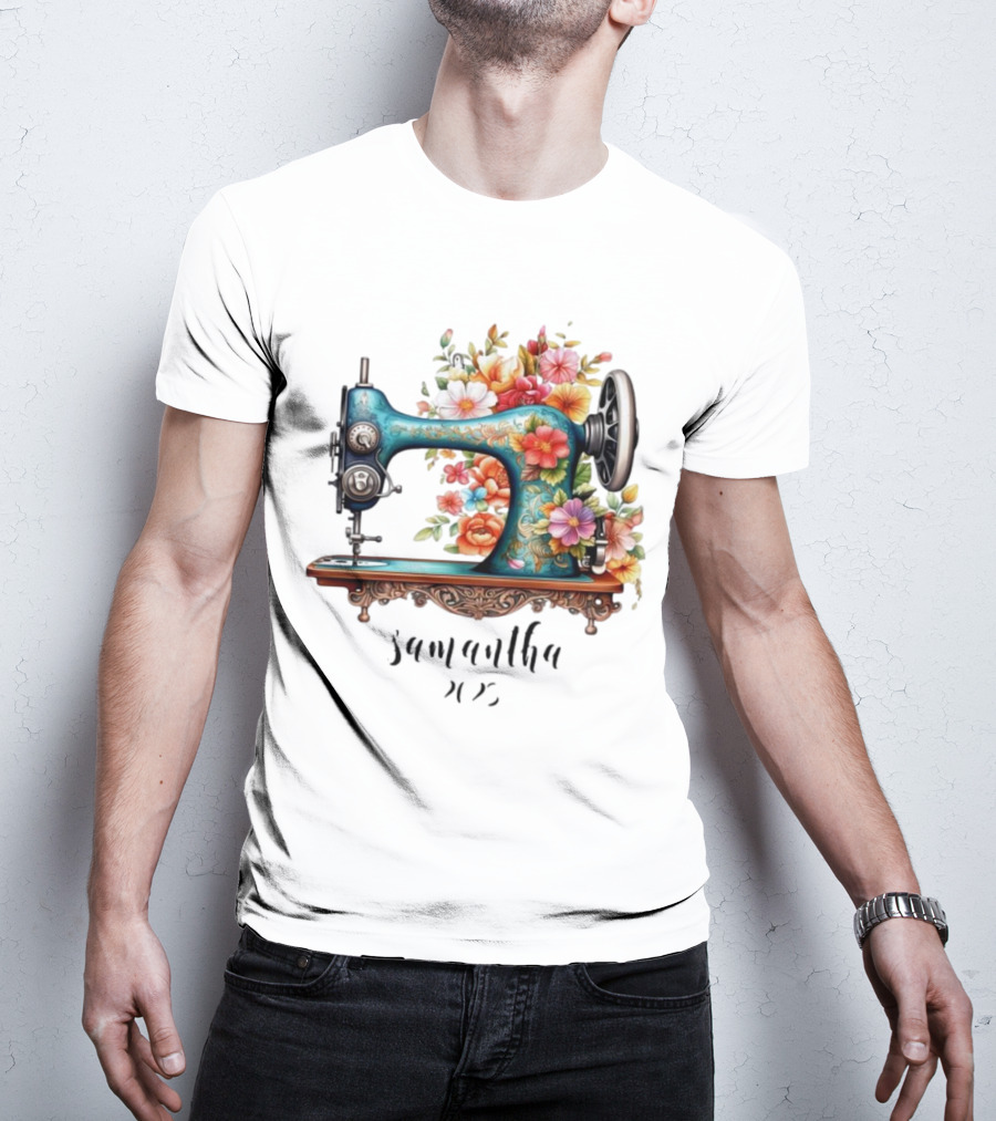 Sewing Machine Samantha Floral T-Shirt