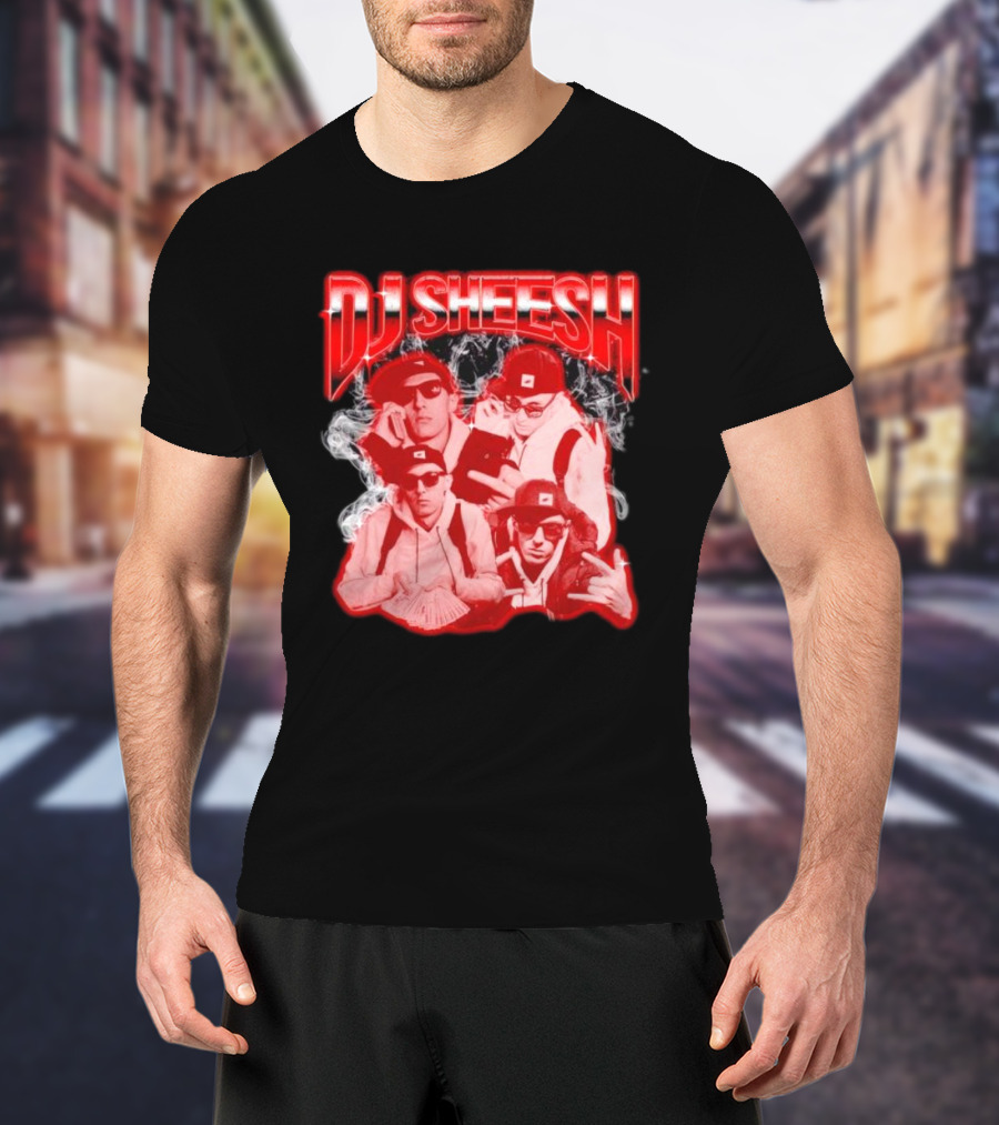 DJ Sheesh Smoking Cool Vibes With Cyclops Crew T-Shirt