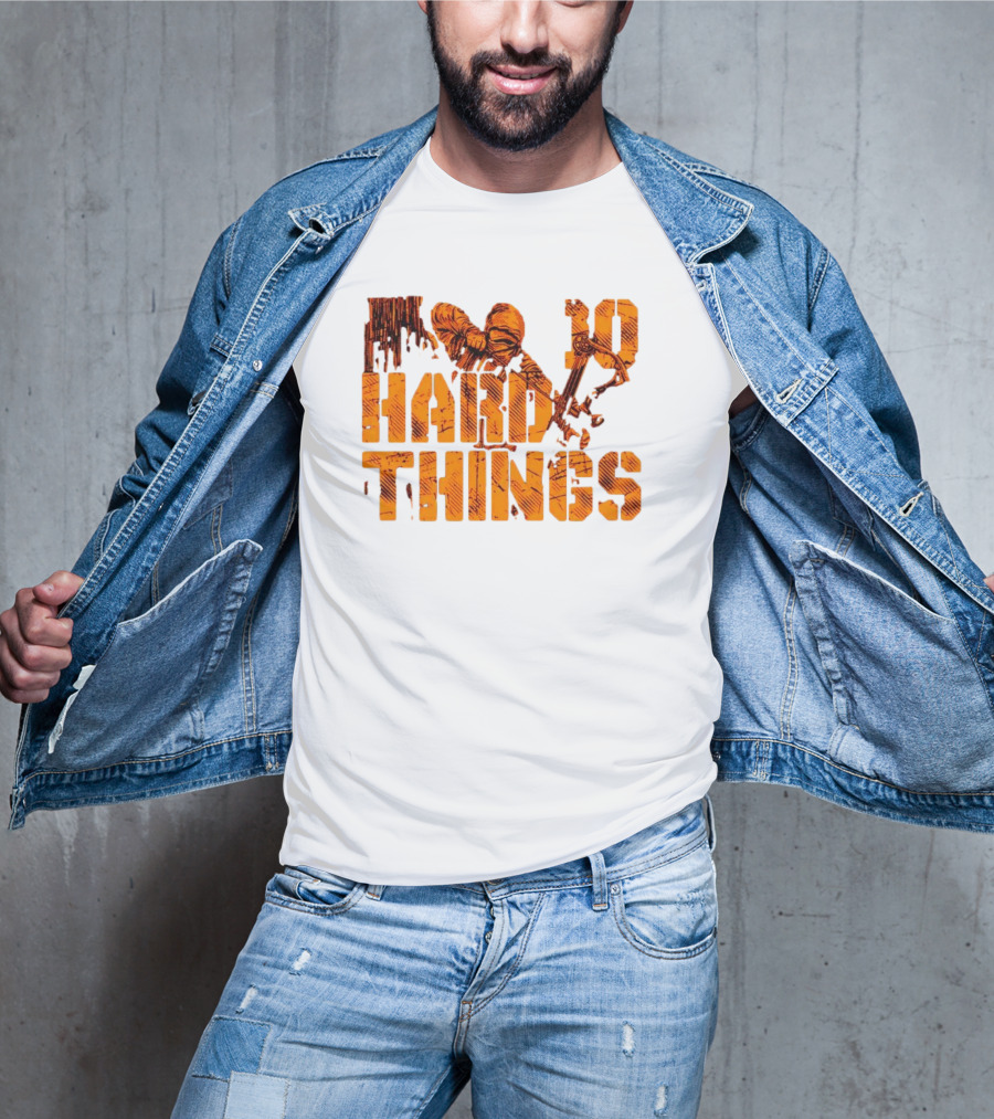Do Hard Things Archery Bow And Arrow Drawing T-Shirt