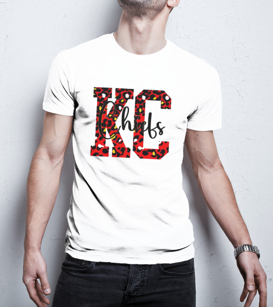 KC Chiefs Leopard Print T-Shirt