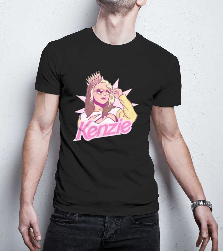 Kenzie Paige Pink Queen Icon With Crown And Sunglasses T-Shirt