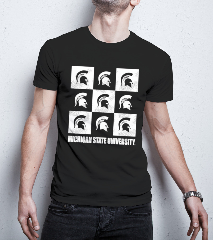 Michigan State University Spartan Checkerbox T-Shirt