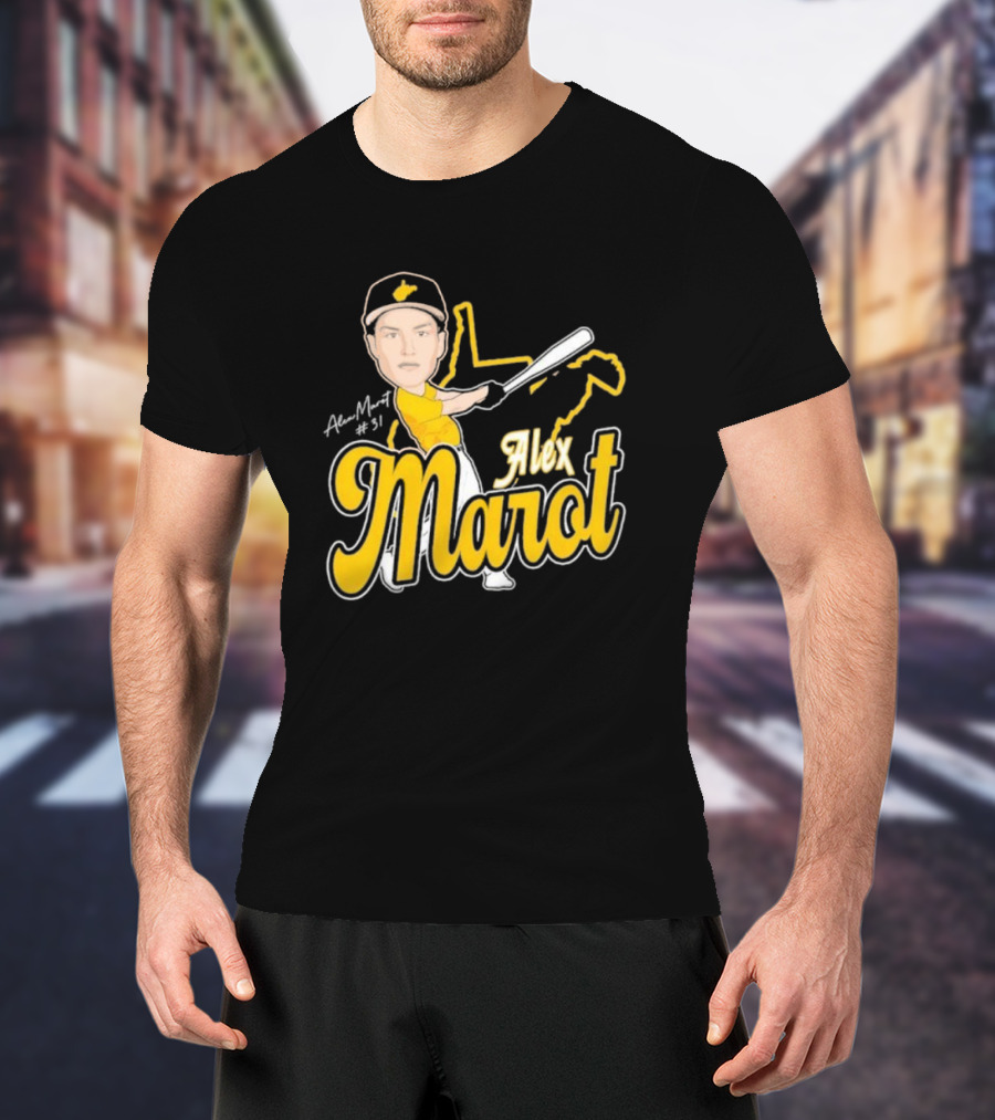 Alex Marot #51 Baseball West Virginia Icon 2023-2024 T-Shirt