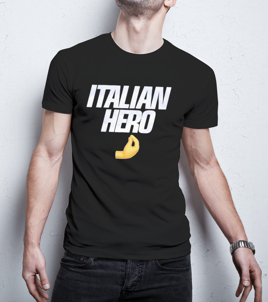 Italian Hero Che Vuoi Hand Gesture Emoji T-Shirt