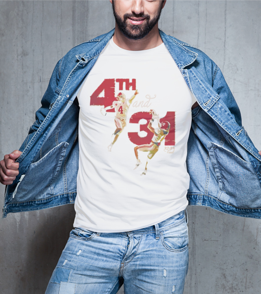 Alabama 4th And 31 Football 27-24 Final T-Shirt