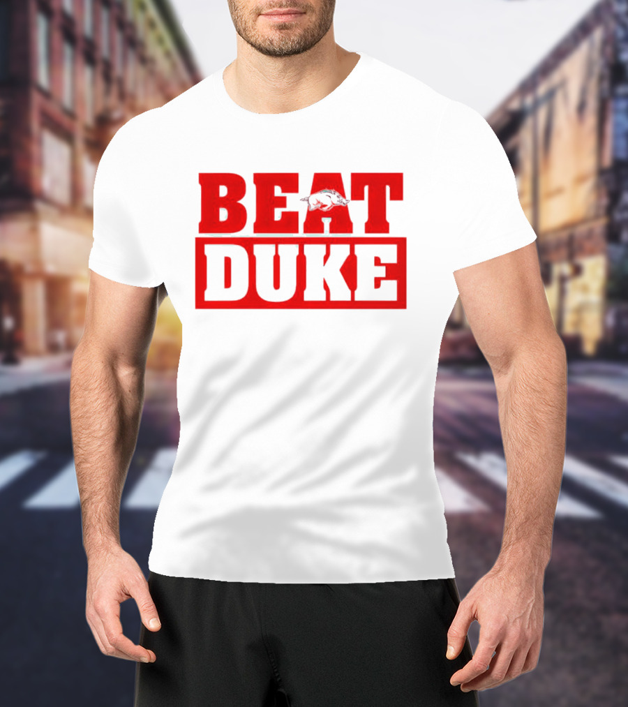Arkansas Razorbacks Beat Duke Red T-Shirt