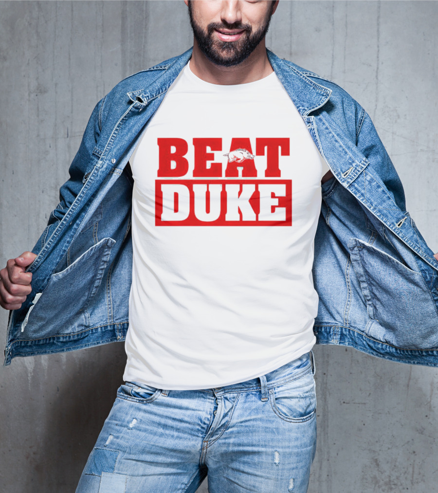 Arkansas Razorbacks Beat Duke Red T-Shirt
