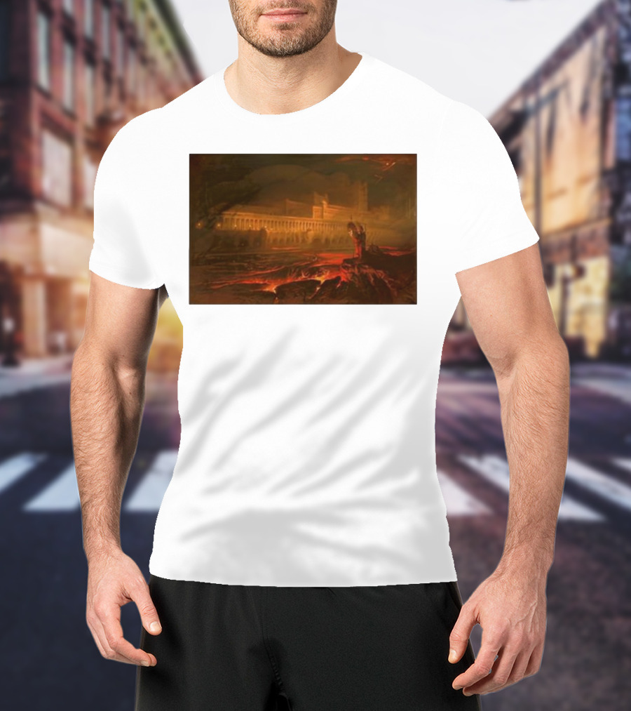 Birmingham John Martin Pandemonium Painting T-Shirt