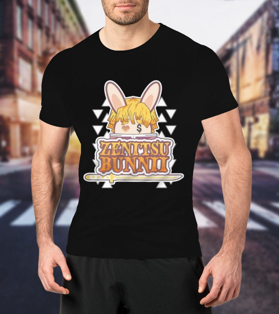 Zenitsu Bunnii Bunnii Gang Samurai Sword T-Shirt