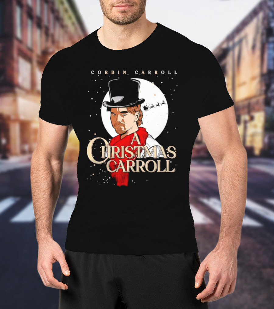 Corbin Carroll A Christmas Carroll Magic Winter Scene T-Shirt