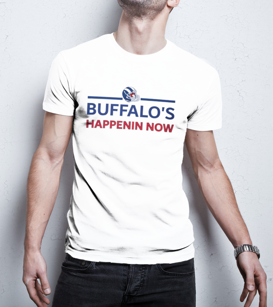 Buffalo’s Happenin Now Football Helmet T-Shirt
