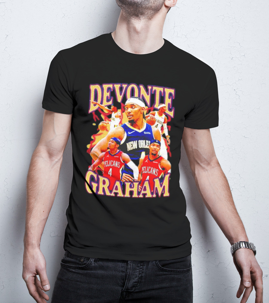 Devonte Graham New Orleans Pelicans Basketball T-Shirt