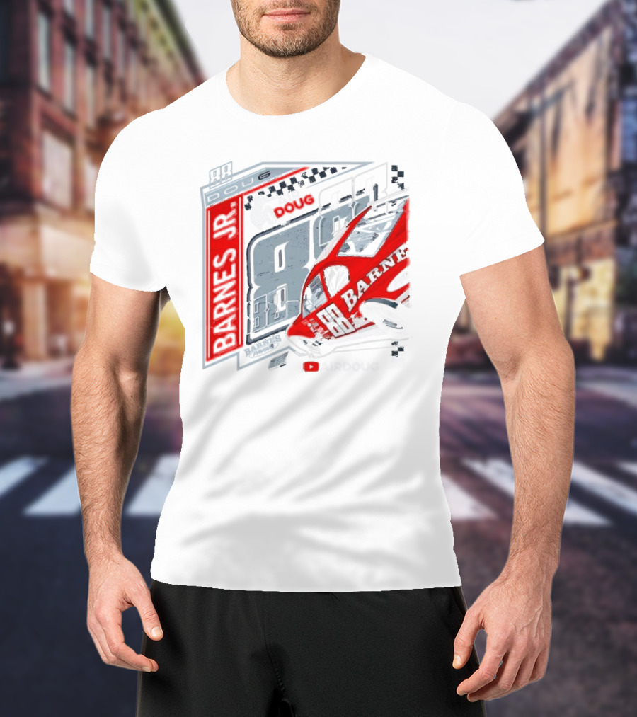 Barnes Jr 88 Doug AirDoug Racing Car T-Shirt