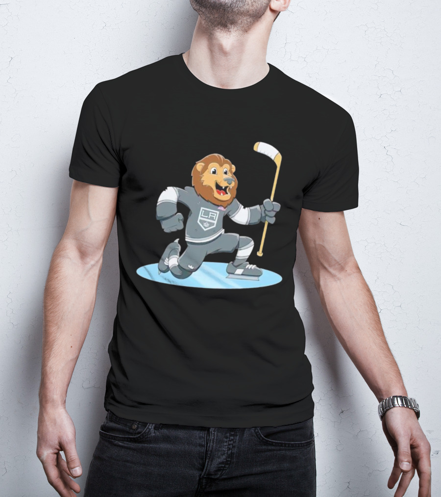 Kings Child Bailey Celebrate LA Hockey Lion Mascot T-Shirt