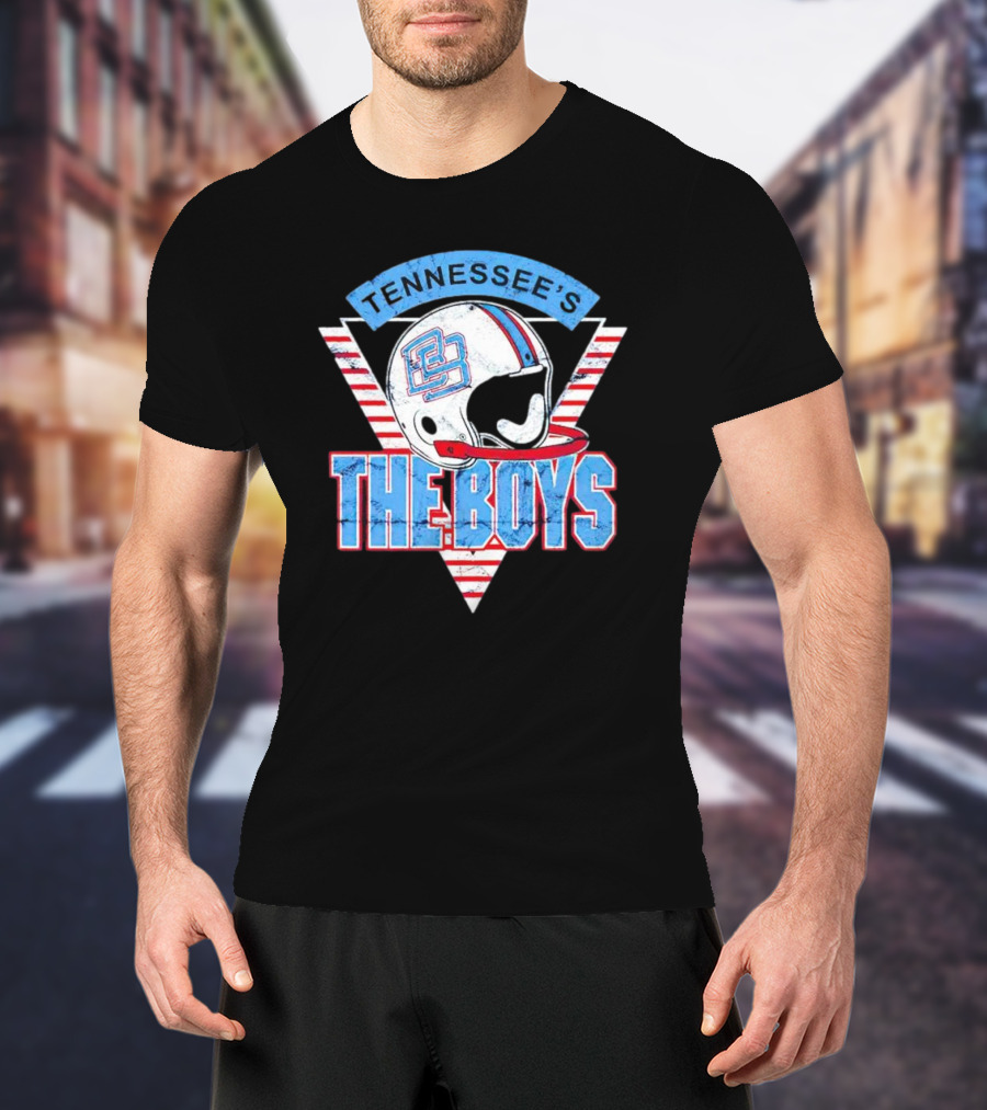 Tennessee's The Boys Football Helmet T-Shirt