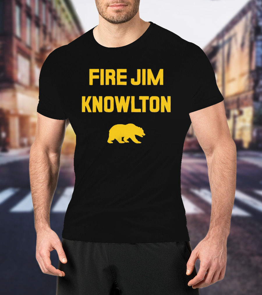 FIRE JIM KNOWLTON Bear T-Shirt