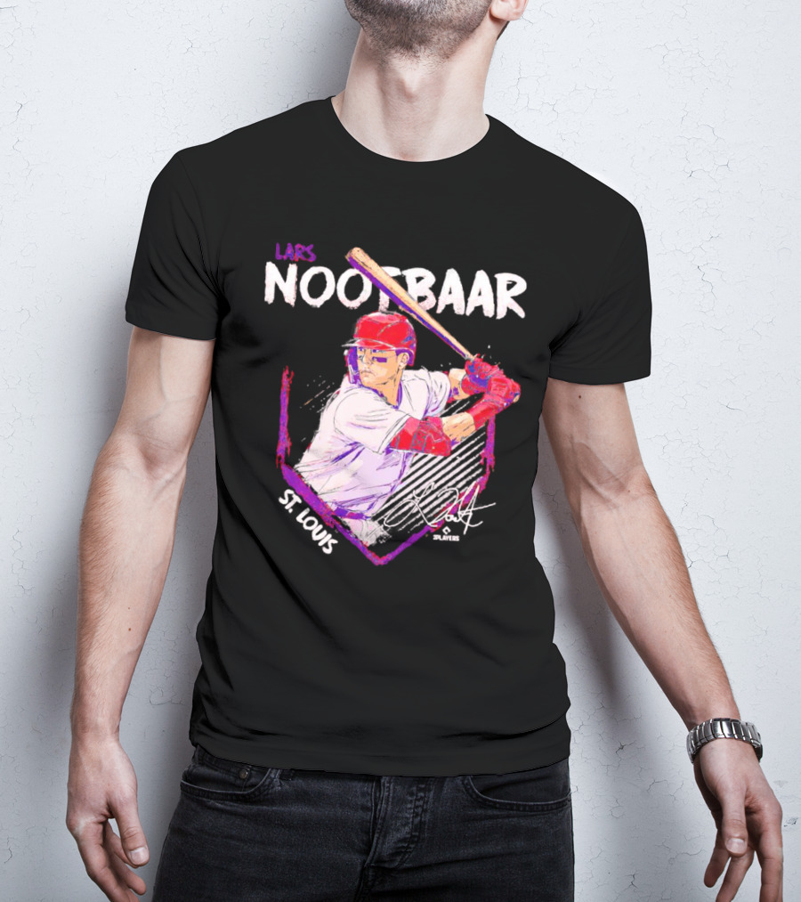 Lars Nootbaar St. Louis Baseball Players Signature T-Shirt