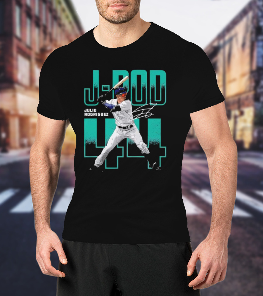 J-Rod Julio Rodriguez 44 Seattle Baseball Player Signature T-Shirt