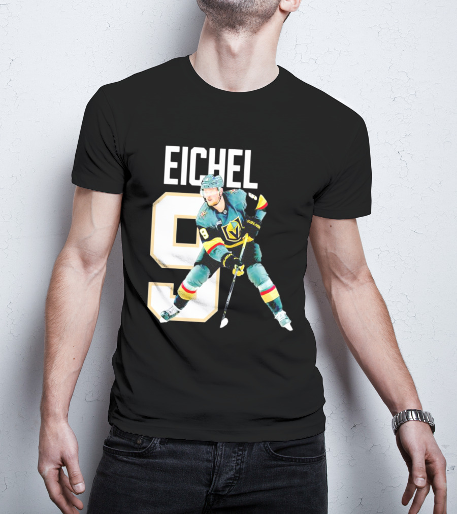 Vegas Golden Knights Jack Eichel 9 Hockey Player MVP T-Shirt