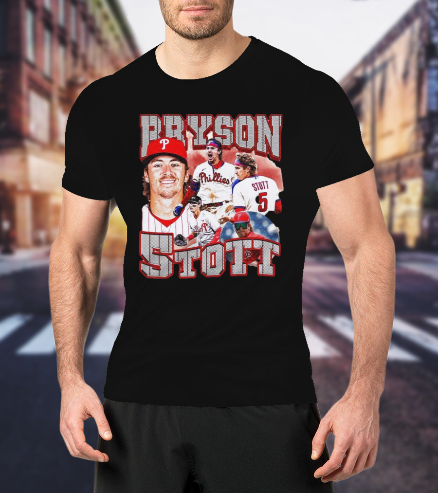 Bryson Stott Philadelphia Phillies Baseball Player T-Shirt