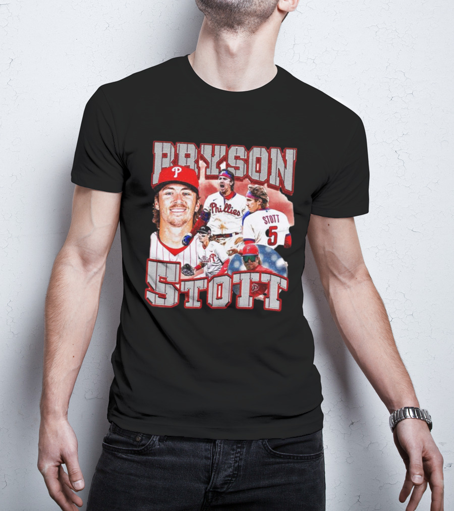 Bryson Stott Philadelphia Phillies Baseball Player T-Shirt