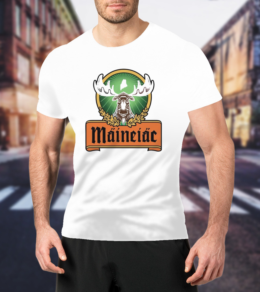 Jagermeister Maineiac Moose Maine T-Shirt