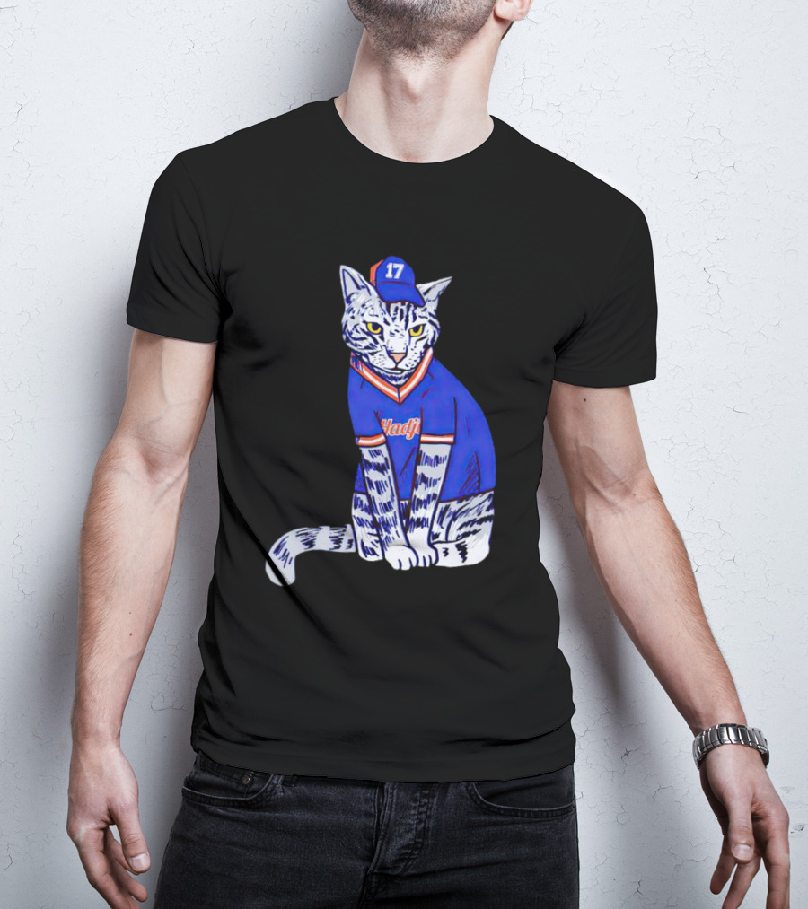 Keith Hernandez Hadji Cat Mets Jersey Number 17 T-Shirt