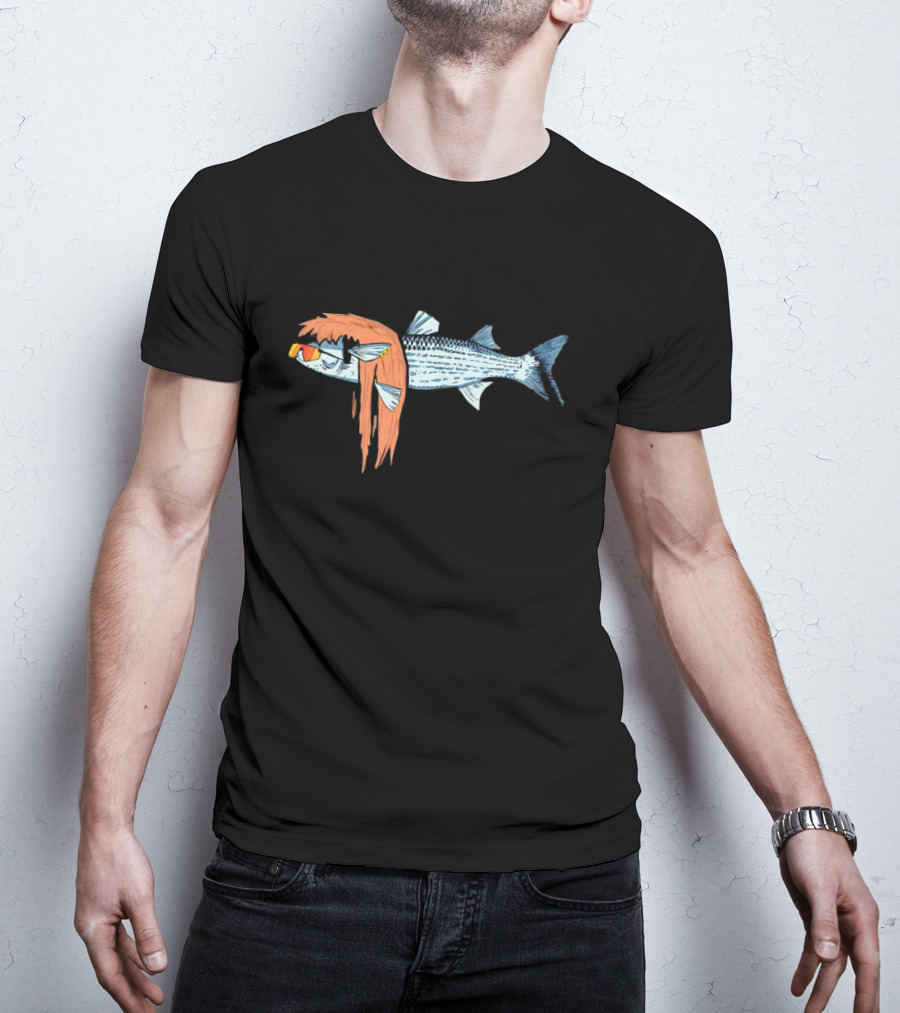 Mullet Fish Sunglasses T-Shirt