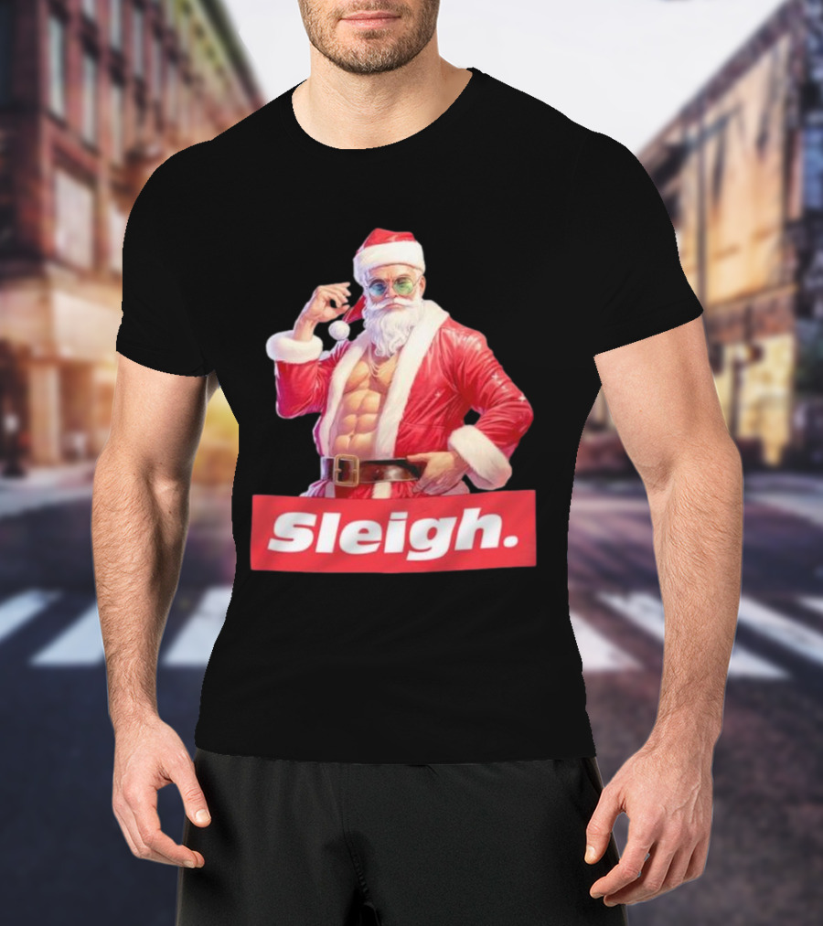 Sleigh Santa Christmas T-Shirt