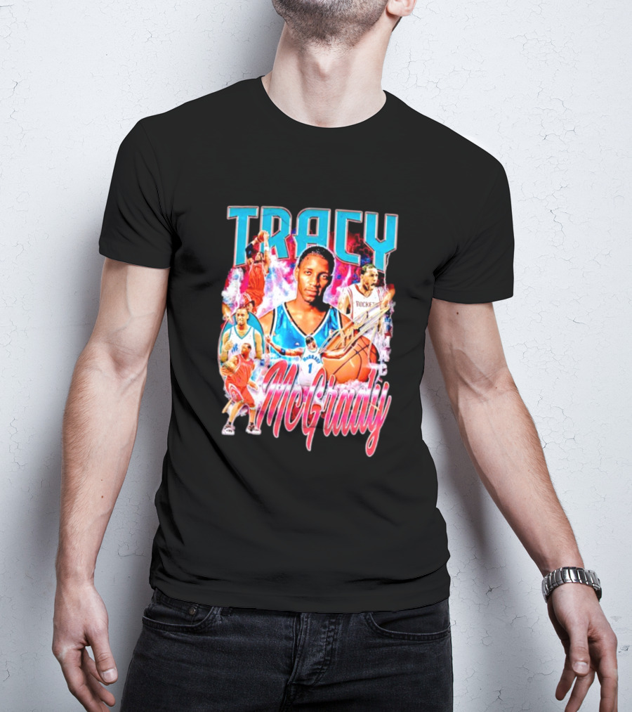Tracy McGrady Basketball Rockets Legends TMAC T-Shirt