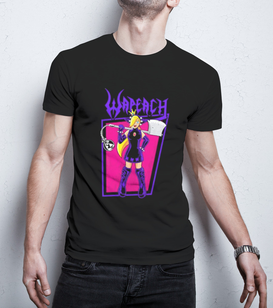 Wah Princess Wapeach Axe Mace Medieval Fantasy Warrior Princess T-Shirt