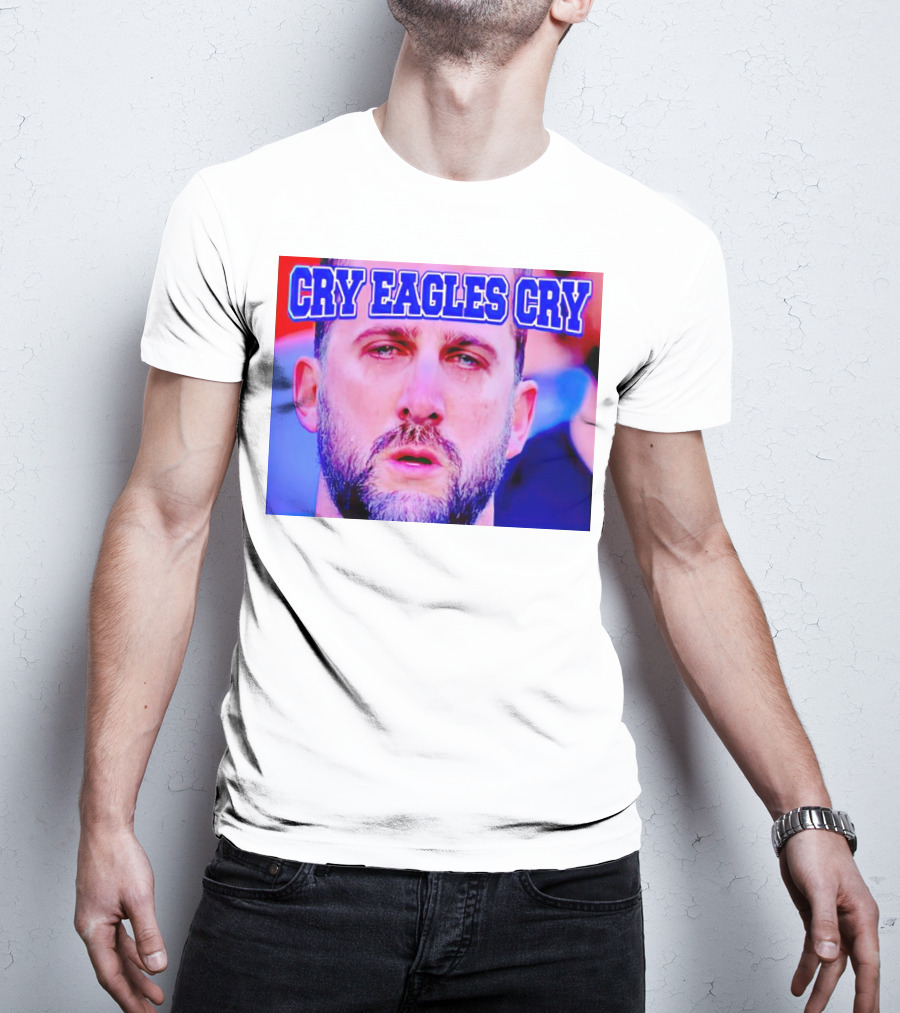 Cry Eagles Cry Nick Sirianni Ford Field Lions Clash T-Shirt