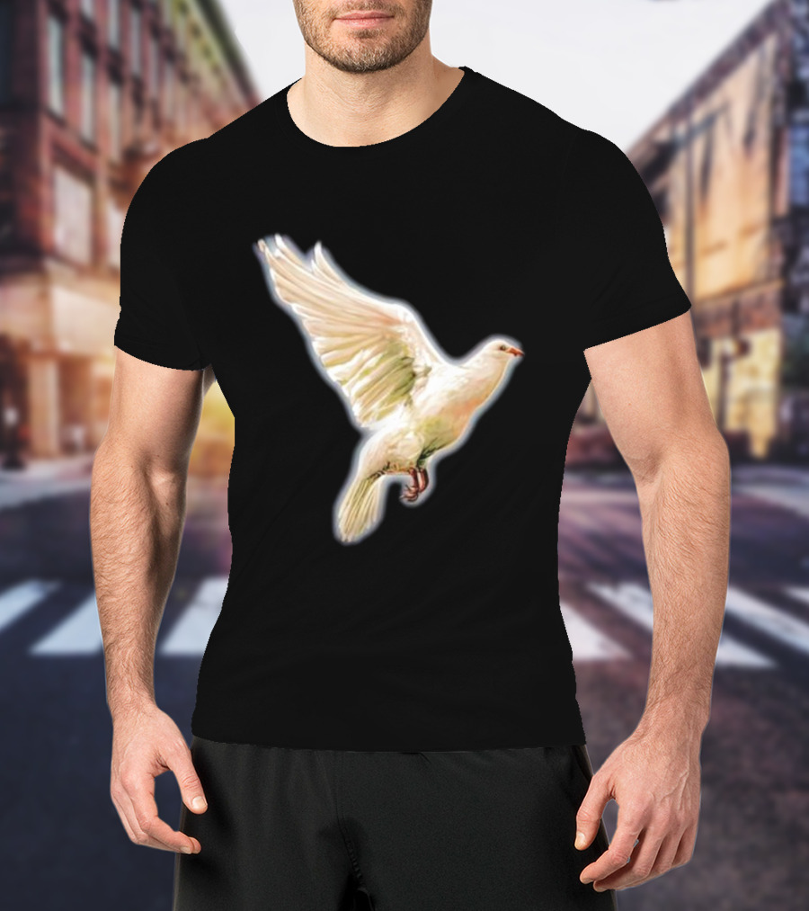Psycho Peace Dream Dove In Flight T-Shirt