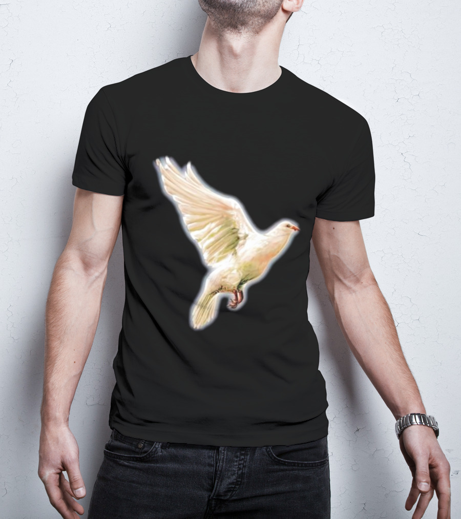Psycho Peace Dream Dove In Flight T-Shirt