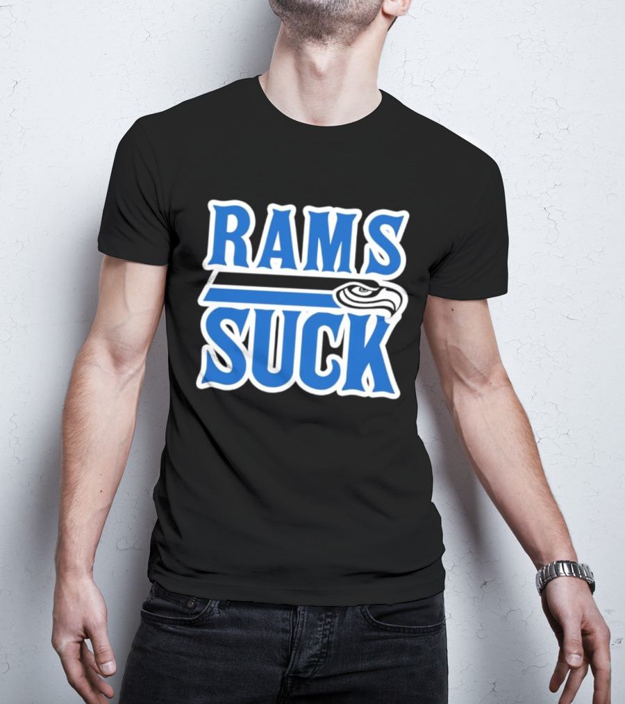 Rams Suck Seattle Seahawks Rivalry Game Day Fan Spirit T-Shirt