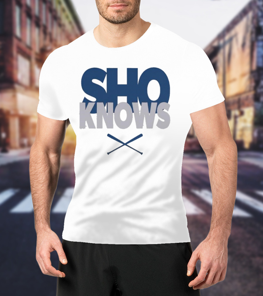 Shohei Ohtani Sho Knows LA Baseball T-Shirt