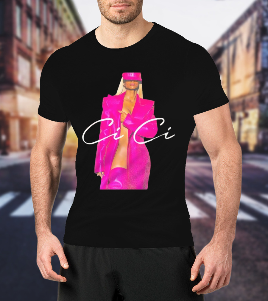 Ciara CiCi Bold Pink Fashion T-Shirt