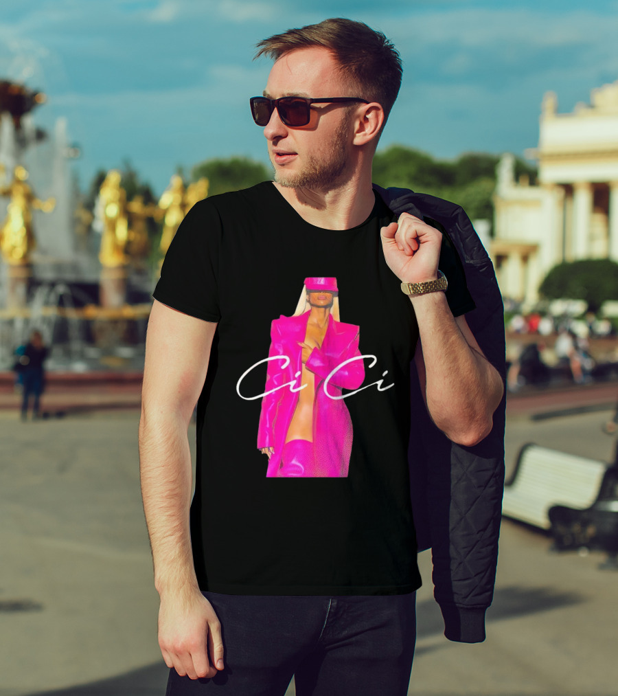 Ciara CiCi Bold Pink Fashion T-Shirt