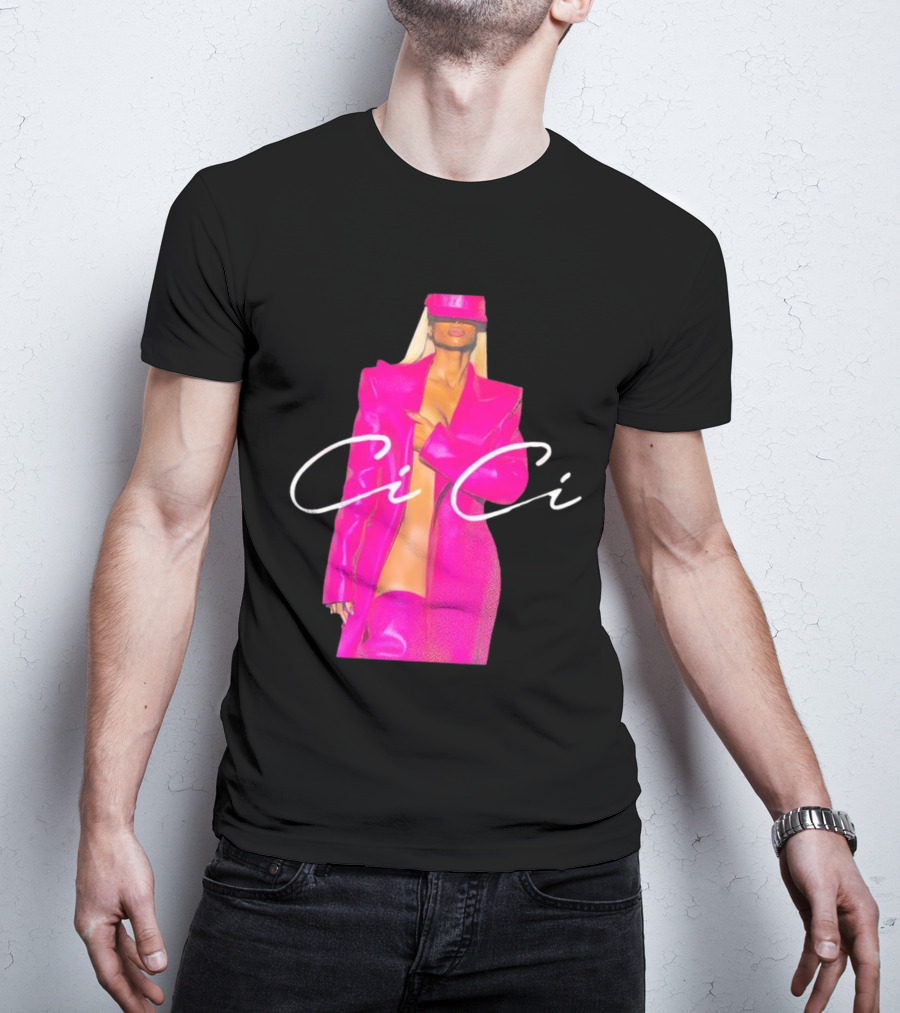Ciara CiCi Bold Pink Fashion T-Shirt
