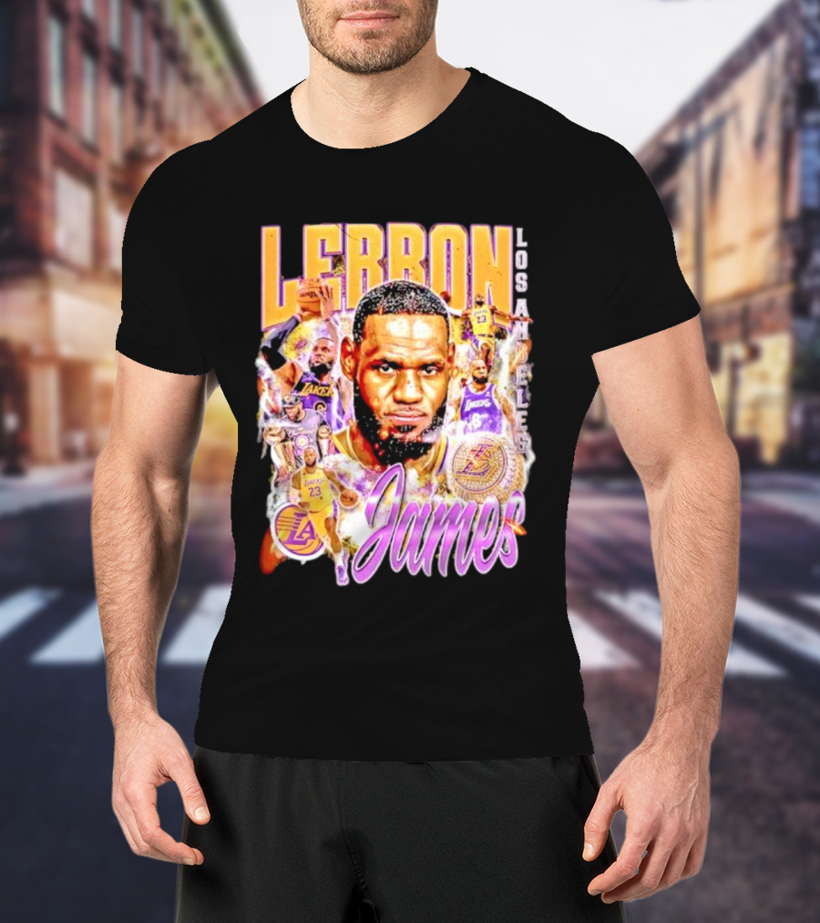 LEBRON JAMES LOS ANGELES LAKERS 23 ICONIC BASKETBALL LEGEND T-Shirt