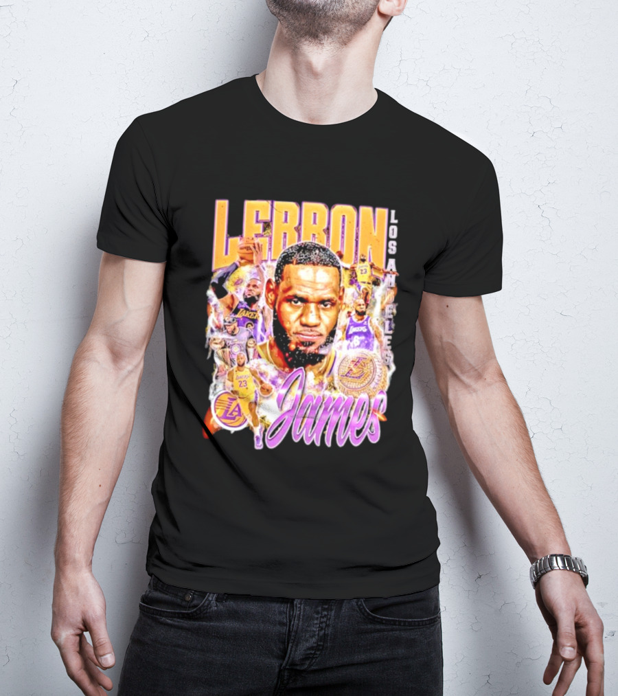 LEBRON JAMES LOS ANGELES LAKERS 23 ICONIC BASKETBALL LEGEND T-Shirt