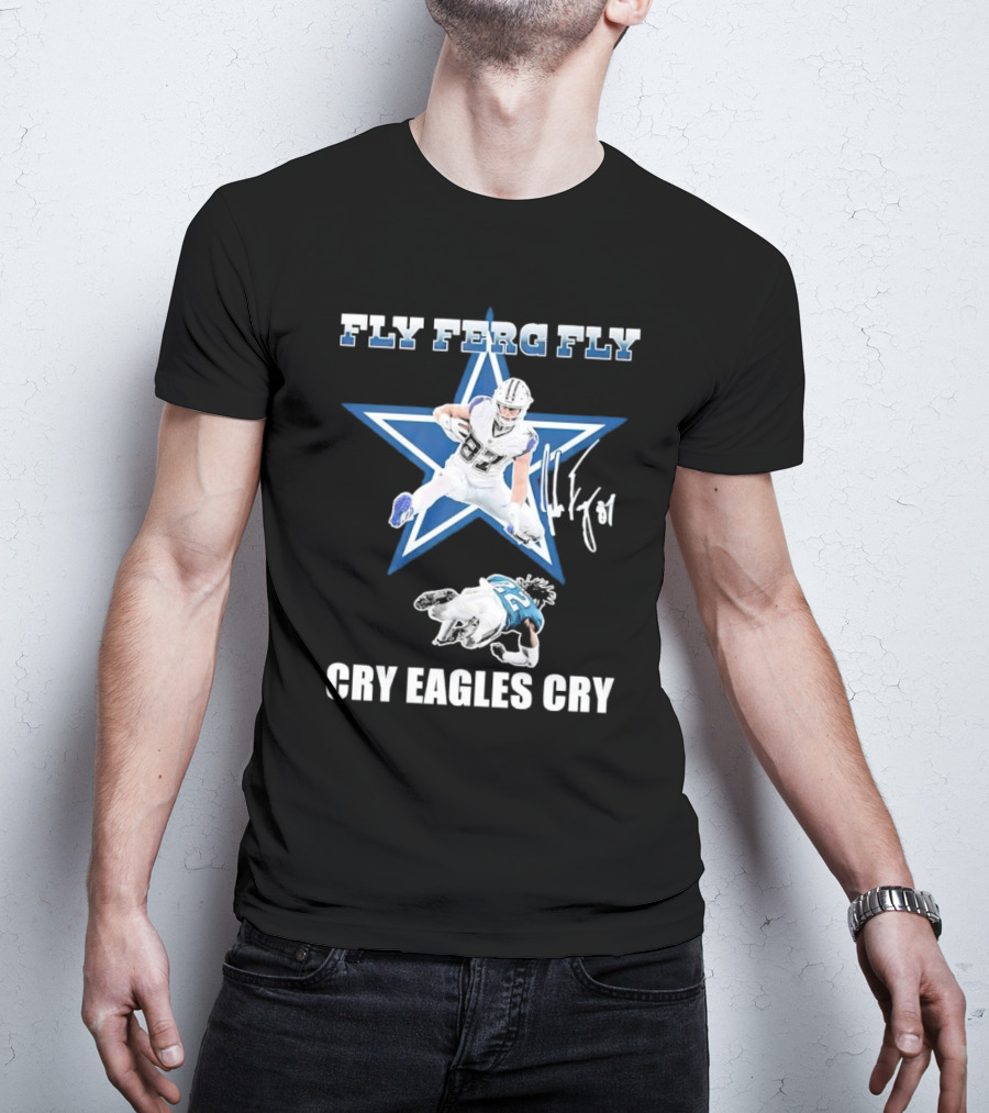 Fly Ferg Fly Cry Eagles Cry Star Player Football Rivalry T-Shirt