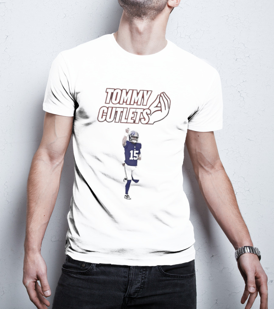 New York Giants Tommy Devito Tommy Cutlets T-Shirt