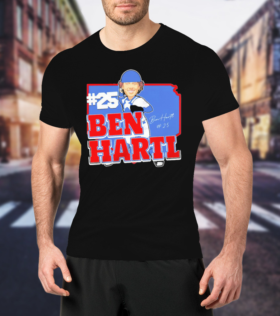 25 Ben Hartl Cartoon Signature T-Shirt