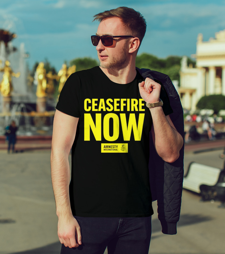 Ceasefire Now Amnesty International T-Shirt